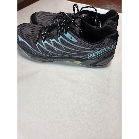 Merrell Bare Access Arc 4 Womens 9 Black Blue Zero Drop Barefoot Running Shoes - Picture 5 of 9